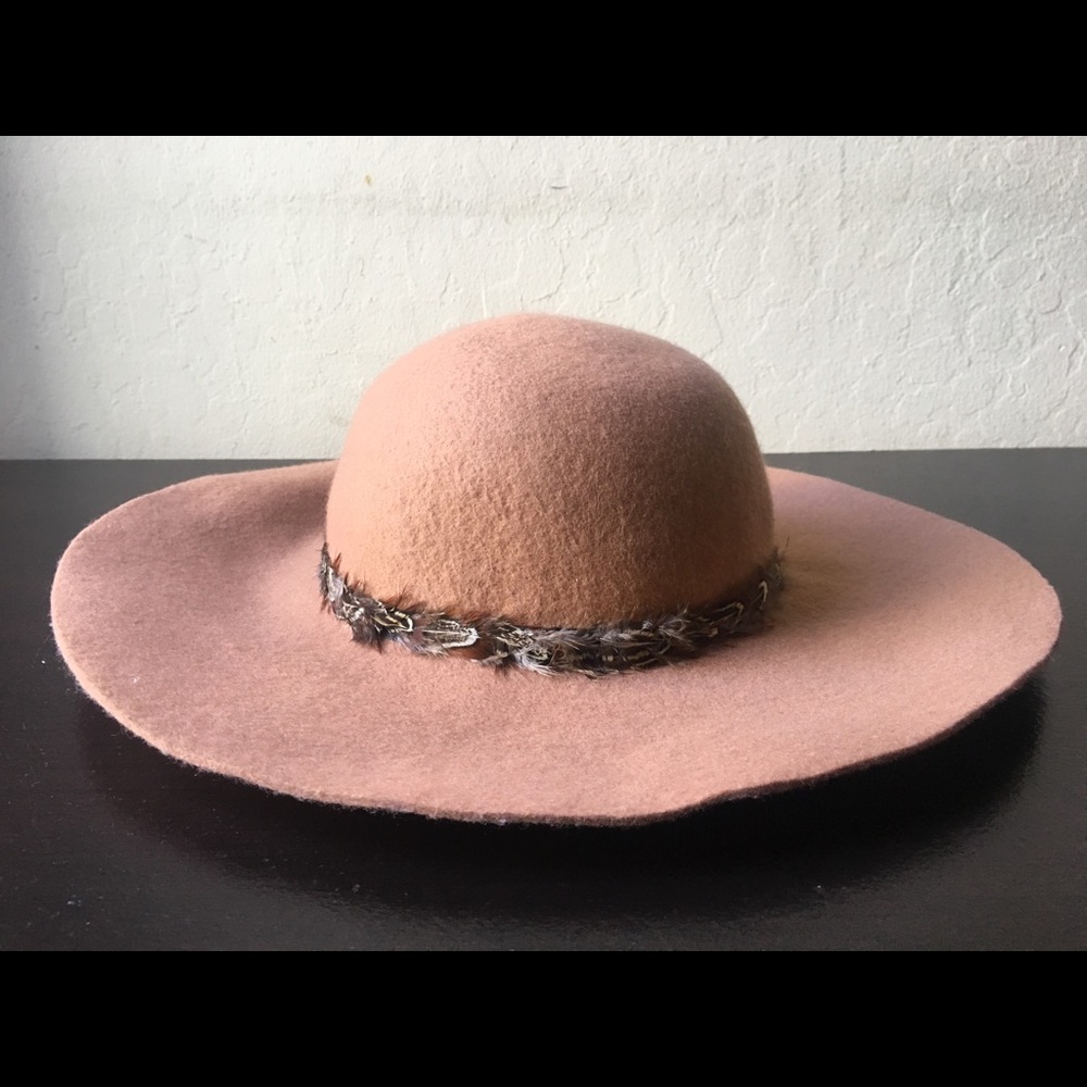 Cute wool rimmed hat